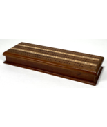 Wooden Inlayed Box - Trinket Jewelry Humidor - 11x4x1.5&quot; - $256.55 CAD