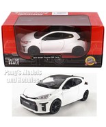 2021 Toyota GR Yaris 1/24 Scale Diecast Model by Maisto - WHITE w/ BOX - $645.71 MXN