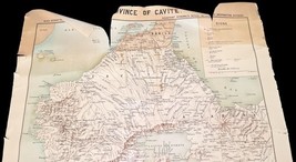 1898 War Dept Map of Cavite Philippines by CH Stone, Julius Bien Litho 34.5x28.5 image 4
