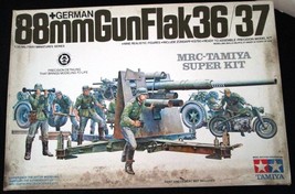 NIB - Tamiya No. MM-117A German 88mm Gun Flak 36/37 1:35 Scale Model Kit... - $19.95