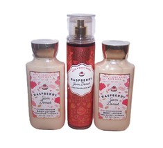 Raspberry Jam Donut Lotion &amp; Fragrance Mist 3 Piece Set Bath &amp; Body Works - $64.50