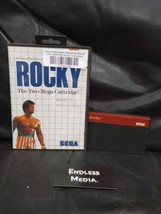 Rocky Sega Master System Item and Box Video Game - $28.49