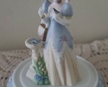 AVON 1998 (#21) ~ Mrs. P.F.E. Albee Porcelain Figurine Under Globe ~ Min... - $26.18