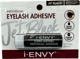 I ENVY BY KISS JET BLACK EYELASH GLUE ADHESIVE FOR INDIVIDUAL LASHES KPEG01 - $2.95