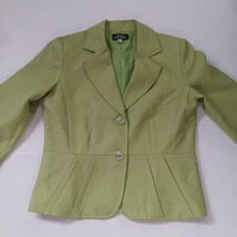 Giorgio Sant’Angelo Women's Green 2-Button Front Blazer Size 12 image 12