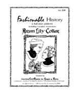 Arum Lily Collar Pattern by Queta&#39;s Closet No.108 - £8.38 GBP