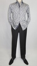 Men Shirt J.Valintin Turkey Usa Egyption Cotton Axxess Style 3T89-01 Gray - £32.05 GBP