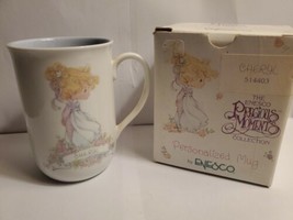 Precious Moments "Cheryl" Personalized Mug 1989 Collectible w/Box - $12.34