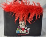 New NOS Vintage King Features Betty Boop Mine Forever Red Feather Handba... - $24.74
