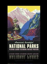 Forever Wild: Vintage American National Parks Ad Art Playing Cards by Pi... - $9.12