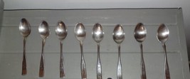 Lot of 8 Delta Airlines Teaspoons Spoons, ABCO Stainless Steel 6.25&quot; - $13.99