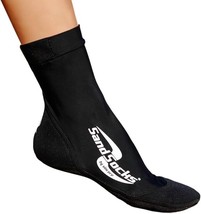 Sand Socks Vincere Sport Barefoot Feel Breathable Stretchable Black Large - $26.83