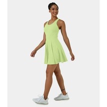 Halara Everyday Backless Activity Dress-New Classic-No Liner Shorts Green L - £34.19 GBP