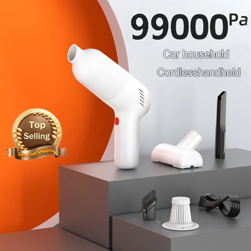 99000PA Wireless  Vacuum Cleaner 4 in1 Mini Hand held Portable  Cleaner for Home - £31.63 GBP+