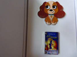 Disney Trading Pins 148732 DLR - Lady and the Tramp - VHS Set - £33.54 GBP