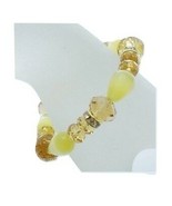 Wholesale Lot 10 Cats&#39; Eye AB Crystal Bead Rhinestone Stretch Bracelet Y... - $19.31