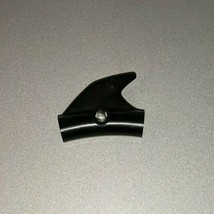 Lego (1) Black Technic Pin Connector Round Curved with Fin and Hole 87745 - $1.00