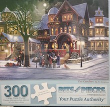 Bits and Pieces 500 Pc Jigsaw Puzzle &quot;The Carolers&quot; Christmas Winter Sce... - $15.88