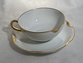 Haviland Limoges Silver Anniversary Tea Cup &amp; Saucer - £7.78 GBP