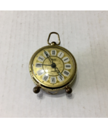 Vintage round Linden alarm clock made in West Germany sold as is for parts - $39.55