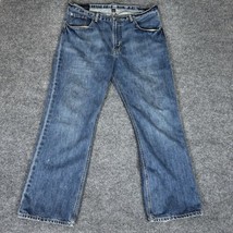 Banana Republic Jeans Mens 36X30 (37x29) Dark Wash Straight Leg Mid Rise... - $19.40