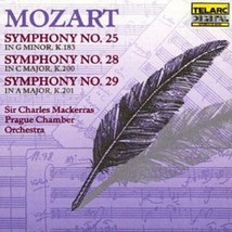 Symphonies 25 28 &amp; 29 by Charles Mackerras Prague Orchestra (CD, 1990) - £9.67 GBP