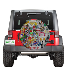 Beer Pilsener Universal Spare Tire Cover Size 34 inch For Jeep SUV  - £39.33 GBP