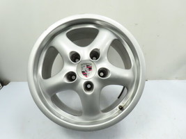 98 Porsche Boxster 986 #1255 Wheel, Cup 2 17x9 Staggered Rear 911 OEM 9933621280 - £260.18 GBP