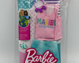 NEW Barbie Doll Malibu California Skirt Outfit Fits Fashion Royalty Popp... - $9.74