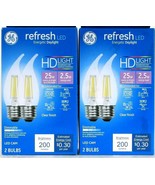 2 Dented GE HD Light 2.5W Dimmable 200 Lumens Clear Finish LED CAM 2 Cou... - €17,17 EUR 2 Dented GE HD Light 2.5W Dimmable 200 Lumens Clear Finish LED CAM 2 Cou... - €17,17 EUR