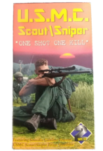 U.S.M.C Scout Sniper One Shot One Kill Somalia Combat Brian Gauthier 2 VHS Tapes - £42.15 GBP