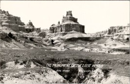 Monument of The Lost World RPPC Rapid City South Dakota Rise Photo Postcard Y7 - £7.04 GBP