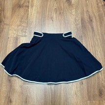 Jacadi Girls Navy Blue White Circle Skater Skirt Pull On Adjustable Size... - $31.68