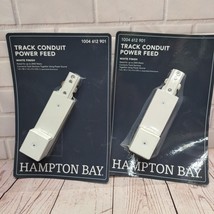 (2- Pack) Hampton Bay Track Lighting Conduit Power Feed White 2400W 1004... - €11,61 EUR
