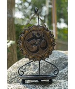 Ebros Buddhism Mandala Ohm Symbol Medallion Disk Backflow Incense Cone H... - $51.73 CAD