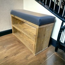 Shoe Storage Unit - Storage Box - Seat - Using Reclaimed Wooden Scaffold... - $557.00