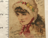 Austen’s Forest Flower Cologne Oswego New York Victorian Trade Card VTC 6 - £6.33 GBP