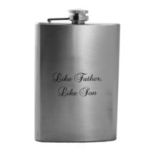8oz Like Father Like Son Flask L1 - £17.04 GBP