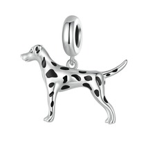 Pet Dog Charm Beads for Charm Bracelet, Genuine 925 Sterling Silver Pendant DIY - £9.71 GBP