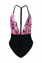 Ke Dvina pink floral shapewear monokini - $99.00