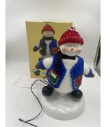 Dancing Snowman Christmas Decor 2003 Animated Musical Jingle Bell Rock - $27.73