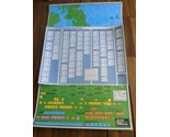 Laminated TSR 1983 Battle Over Britain Map And British Airfield Display - $98.99