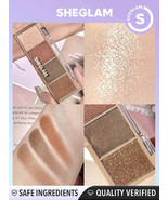 Sheglam Essential Square Eyeshadow Quad VEIL Authentic Brand New In Box - £4.97 GBP