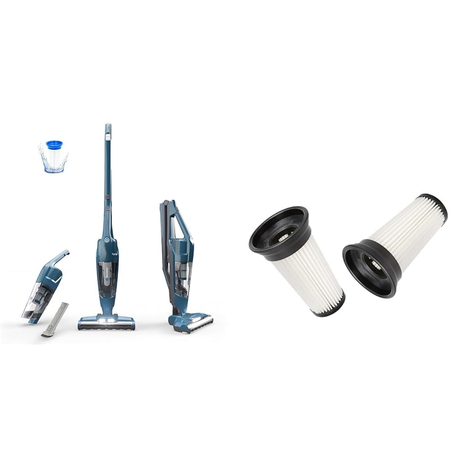Vacmaster Portable 10.8V 2-in-1 Cordless Stick Lightweight Vacuum Cleaner 2 pcs