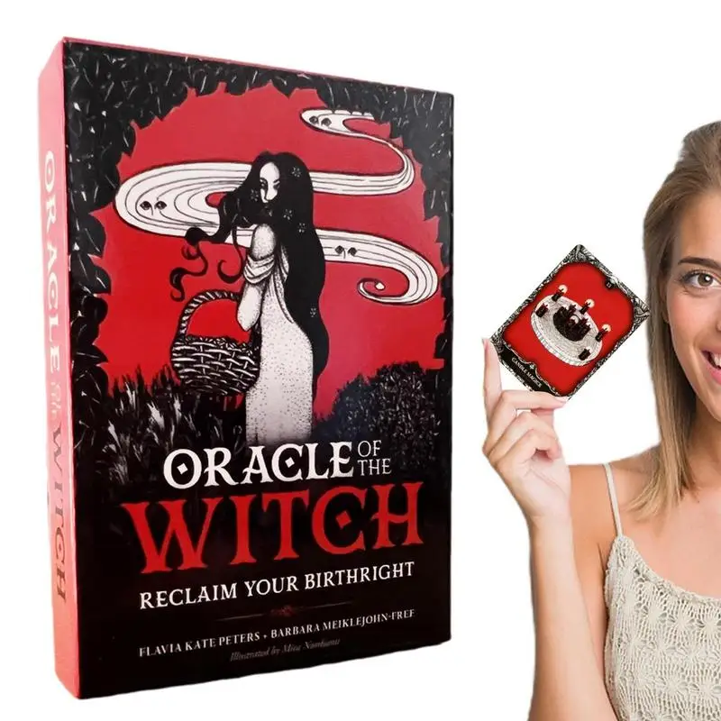 44pcs Tarot Deck Cards Divination Oracle Of The Witch Cards English Version - £9.06 GBP+