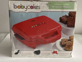 The Original Babycakes Brownie Maker Nonstick Coated Makes 6 Brownies in... - $20.55