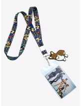 Cowboy Bebop Group Lanyard W/ Ein Charm Anime Licensed NEW WITH TAGS - £4.78 GBP