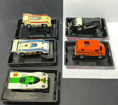 5pc 1970&#39;s Aurora Afx 4-Gear, Magnatraction Porsches 510k&amp;917+Rolls+Van Used Lot - £123.22 GBP