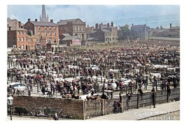 ptc8837 - Yorks&#39; - Early view of the Cattle Market in Wakefield - print 6x4 - $2.80