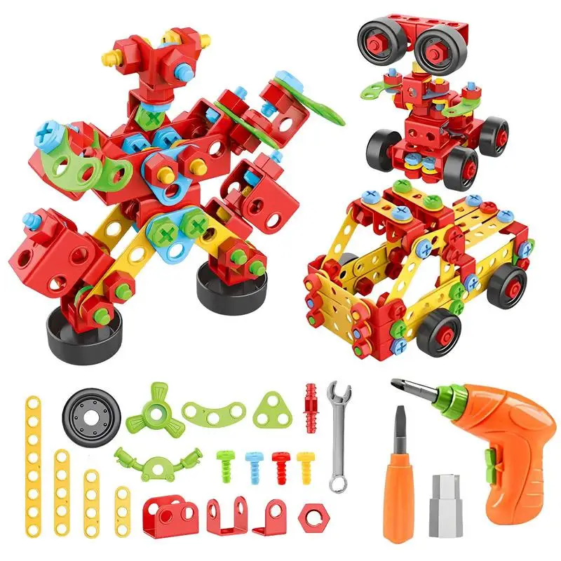 DIY Children Constructor Screw Assembly Machine Nuts And Bolt Building Set - £23.67 GBP+